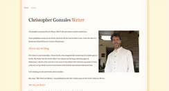 Desktop Screenshot of chrisgonzales.com